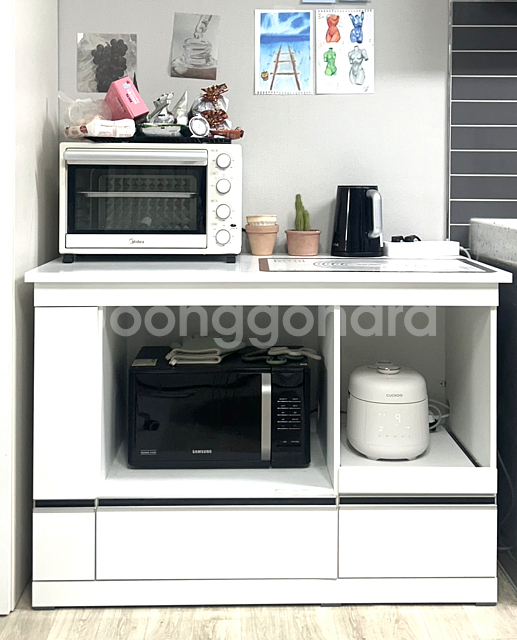 플로스/아일랜드/광파렌지대/홈바테이블/화이트--4