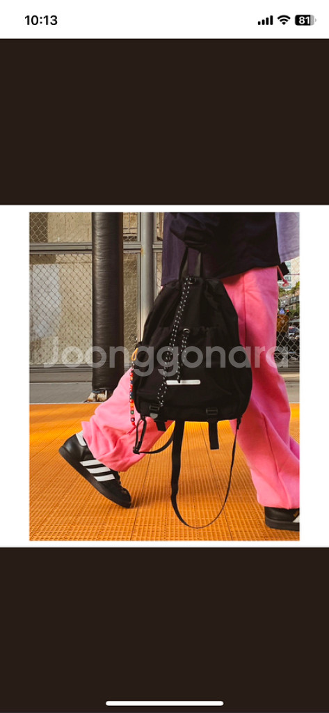 로우로우 스트링 미니 백팩--0