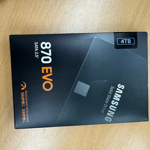 samsung ssd 870 evo 4TB (미개봉)