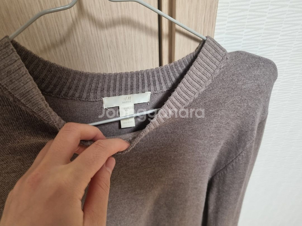 h&m 소프트니트 xs사이즈 1회착용 55사이즈--3