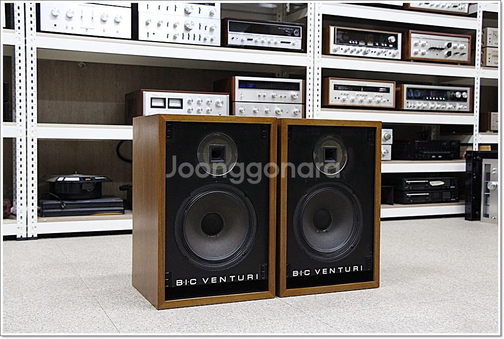 BIC A급 빈티지 북쉘프 스피커 벤츄리 포뮬라 3--0