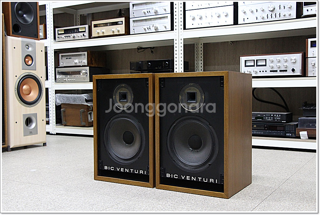 BIC A급 빈티지 북쉘프 스피커 벤츄리 포뮬라 3--1