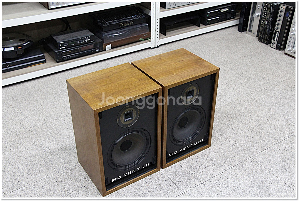 BIC A급 빈티지 북쉘프 스피커 벤츄리 포뮬라 3--4