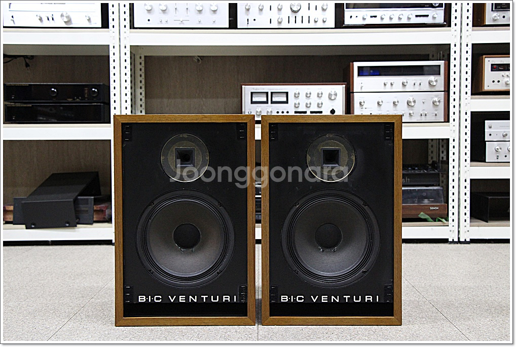 BIC A급 빈티지 북쉘프 스피커 벤츄리 포뮬라 3--2