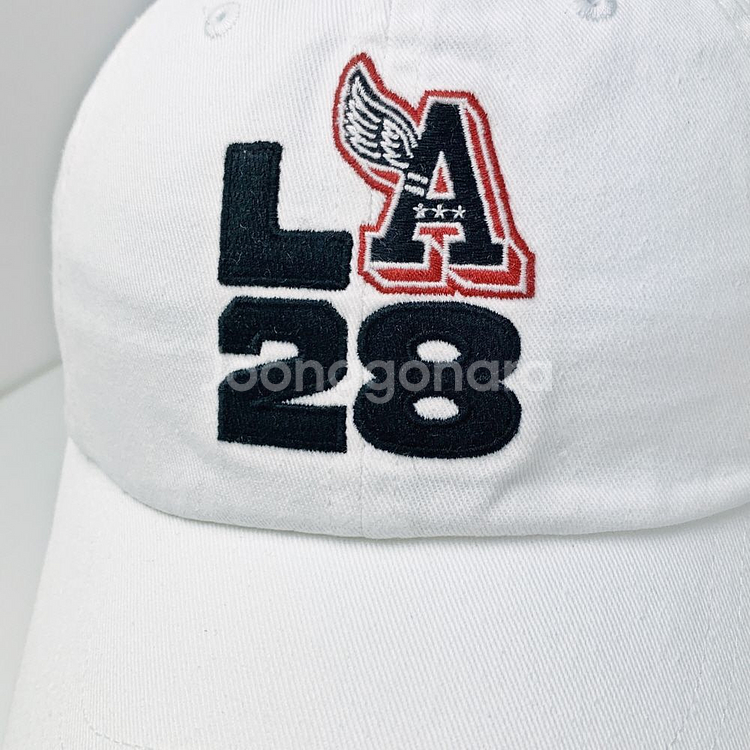 폴로 랄프로렌 코튼 치노 볼캡 모자 LA28 올림픽--1