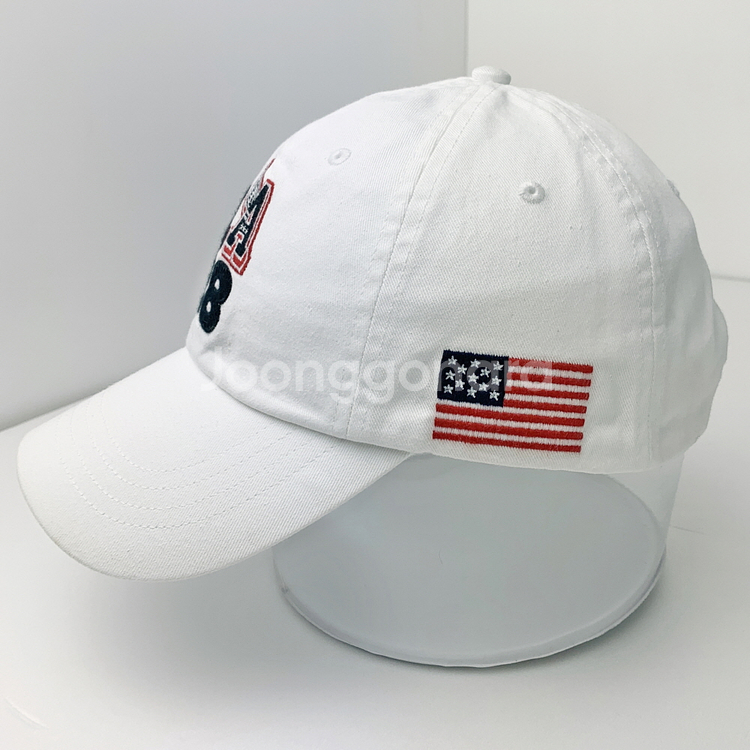 폴로 랄프로렌 코튼 치노 볼캡 모자 LA28 올림픽--2