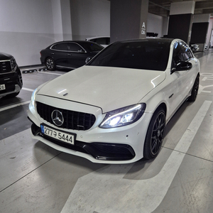 벤츠 w205 c43 amg 흰색 화이트 풀튜닝