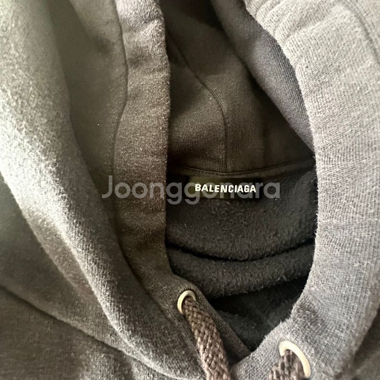 19fw 발렌시아가 정품 웨이브로고 후드티 판매합니다--3