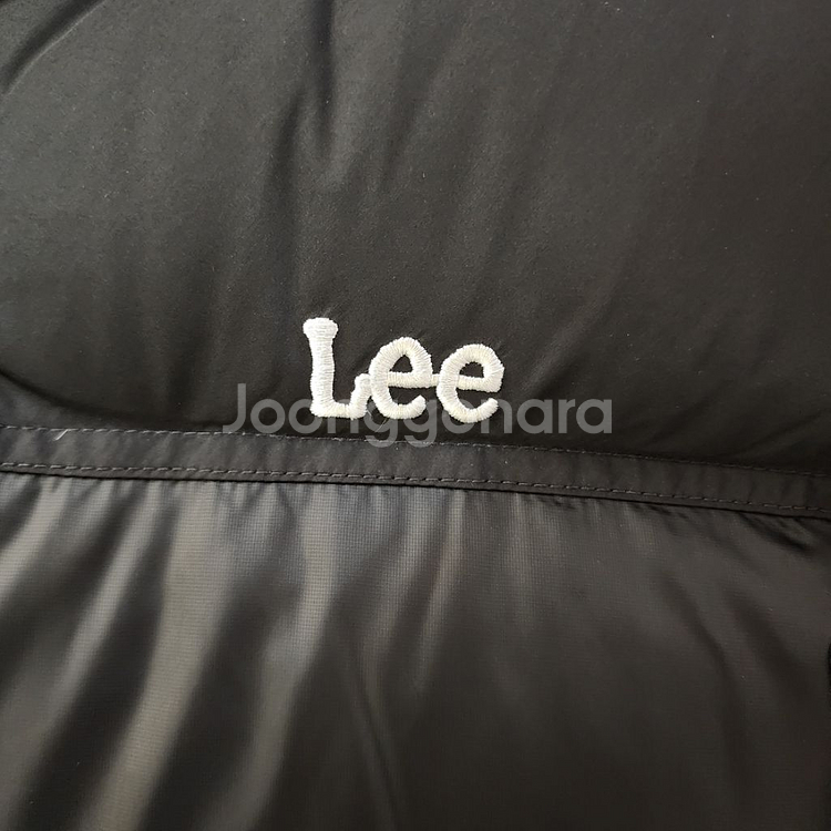 Lee 여성 크롭 숏 다운(블랙)--3