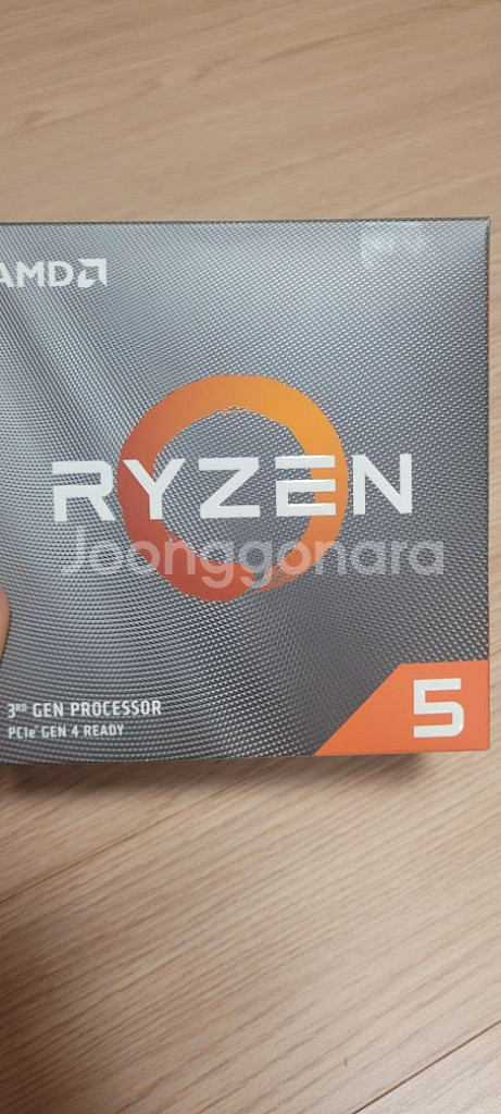 새상품 amd 라이젠 5 3600 정품 쿨러 풀박스--0