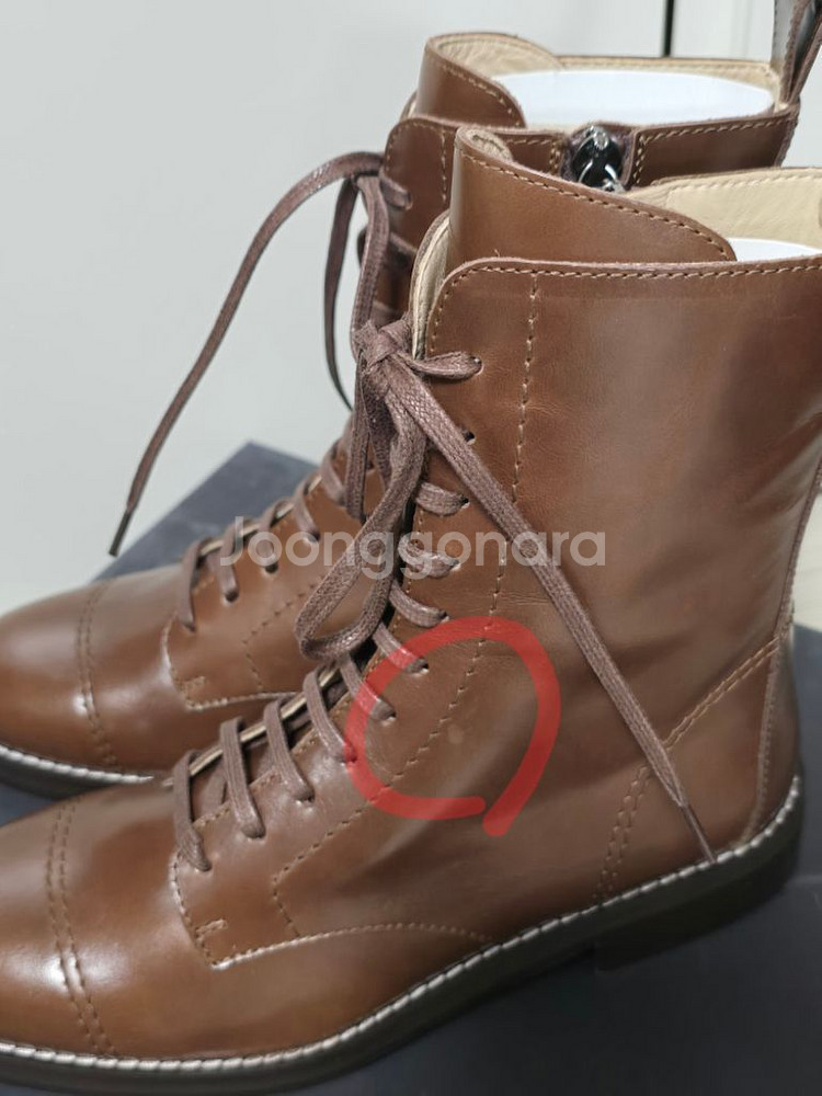 띠어리 레이스 부츠 35 사이즈 새상품--5