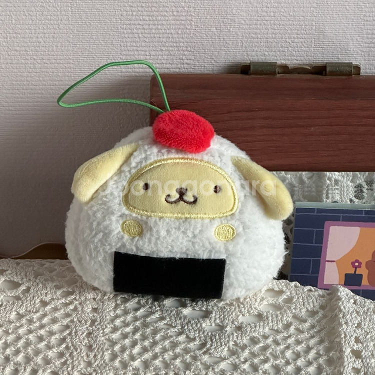 (오늘만할인)산리오 폼폼푸린 오니기리 인형 키링--0