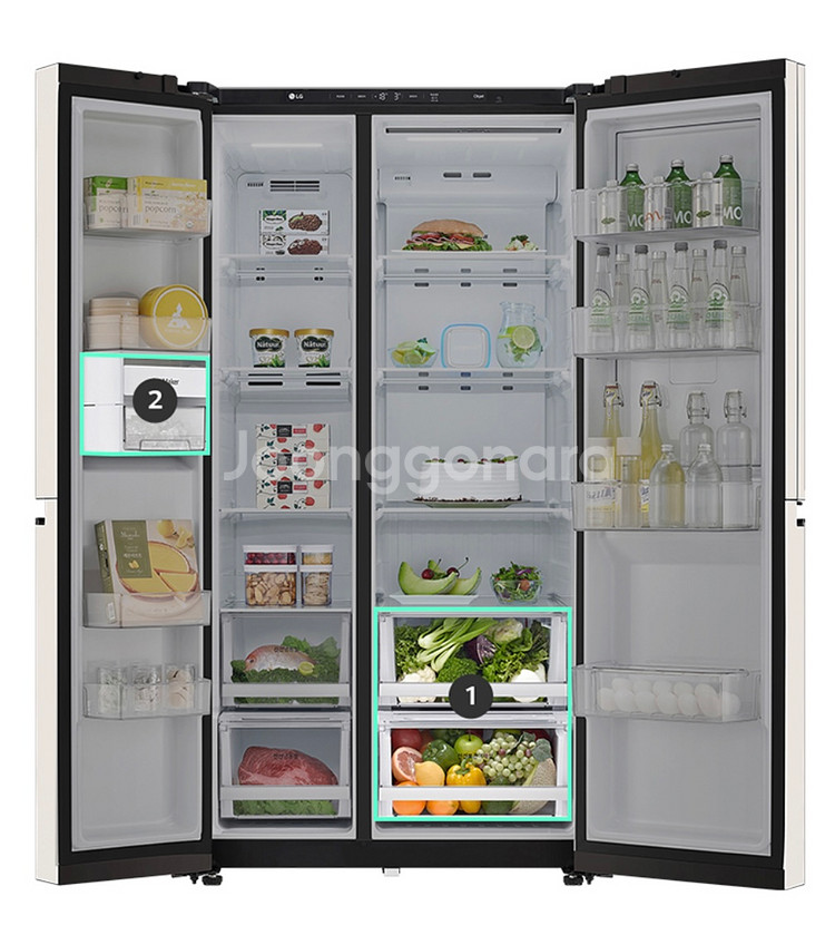 lg 디오스 오브제 컬렉션 냉장고 870L 팔아요--4