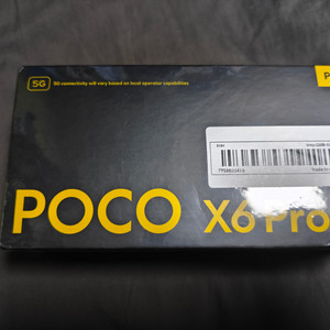 poco x6 pro 12/512 새 상품