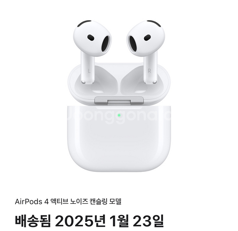 애플 에어팟 4세대 노이즈 캔슬링 모델--1