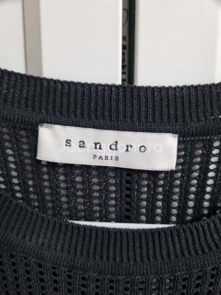산드로 블랙 미디 원피스 sandro 44사이즈--4