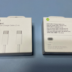 240W USB-C 충전 케이블(2m)애플 정품 c타입