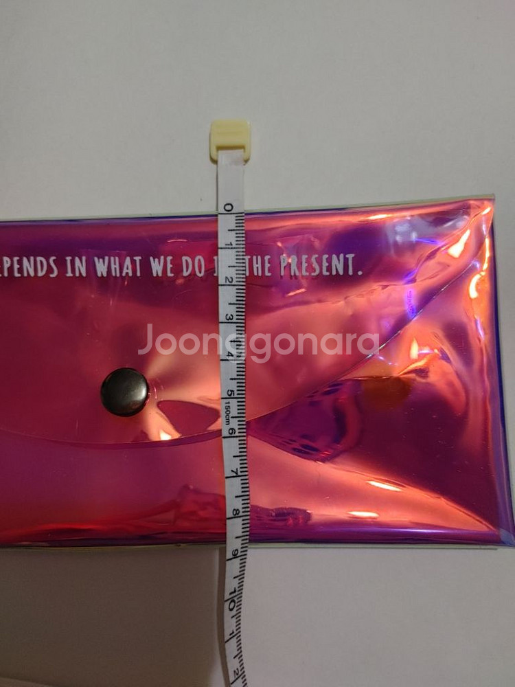 꼬르소 꼬모 블랙키 투명 파우치 홀로그램 파우치 필통--9