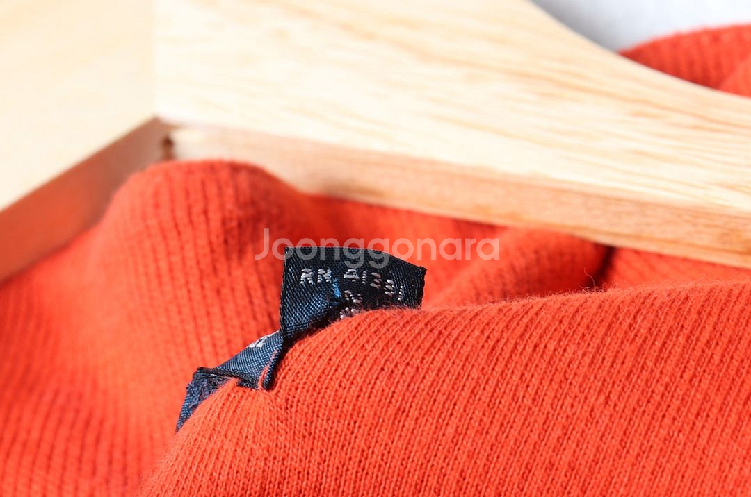 (XL-2XL) 폴로 랄프로렌 니트 오렌지 반집업--5