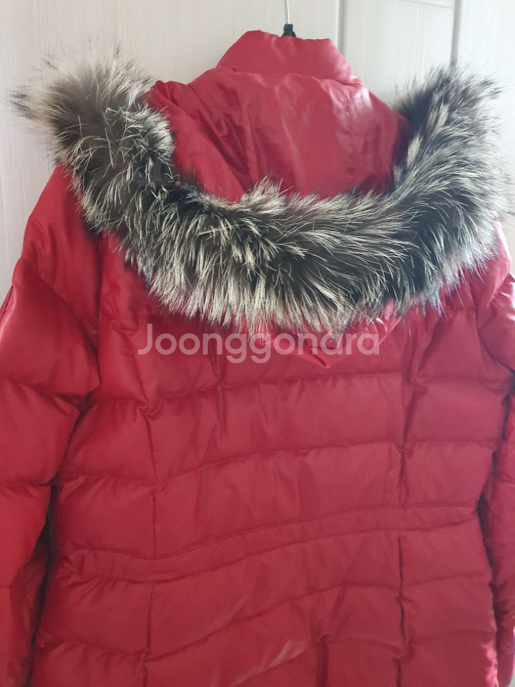 빈폴 골프 폭스퍼 구스다운 95 레드 거위털 패딩--5