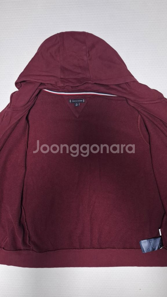 타미힐피거 후드집업 자켓 100 면100%--4
