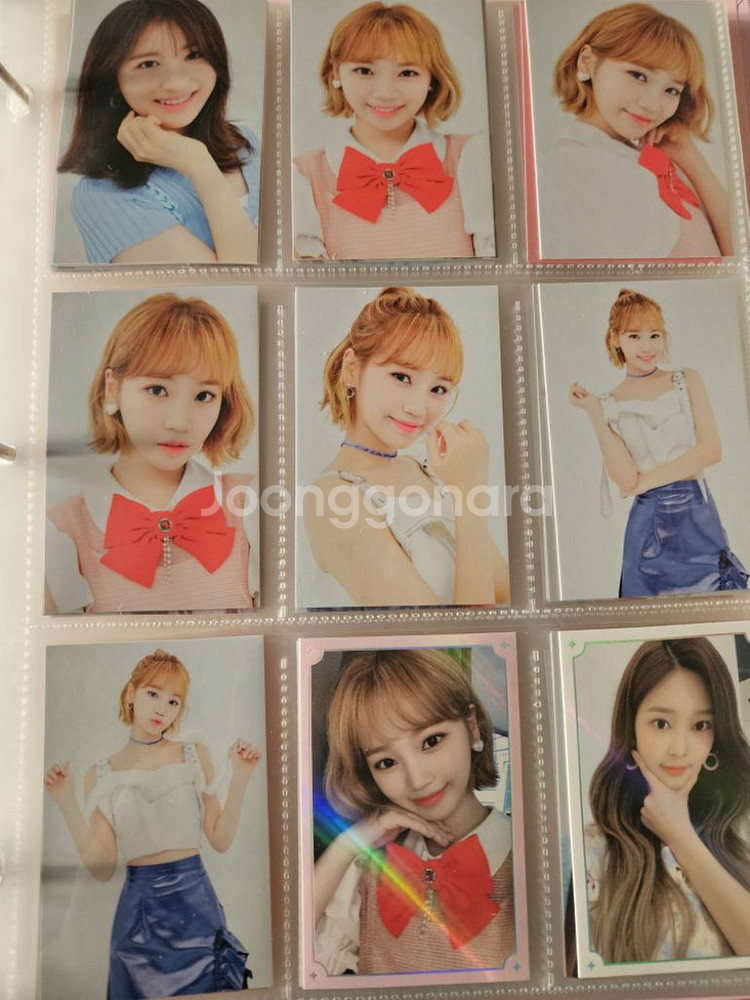 아이즈원 오나이릭 시어터 트레카 일괄 + 바인더 판매--2