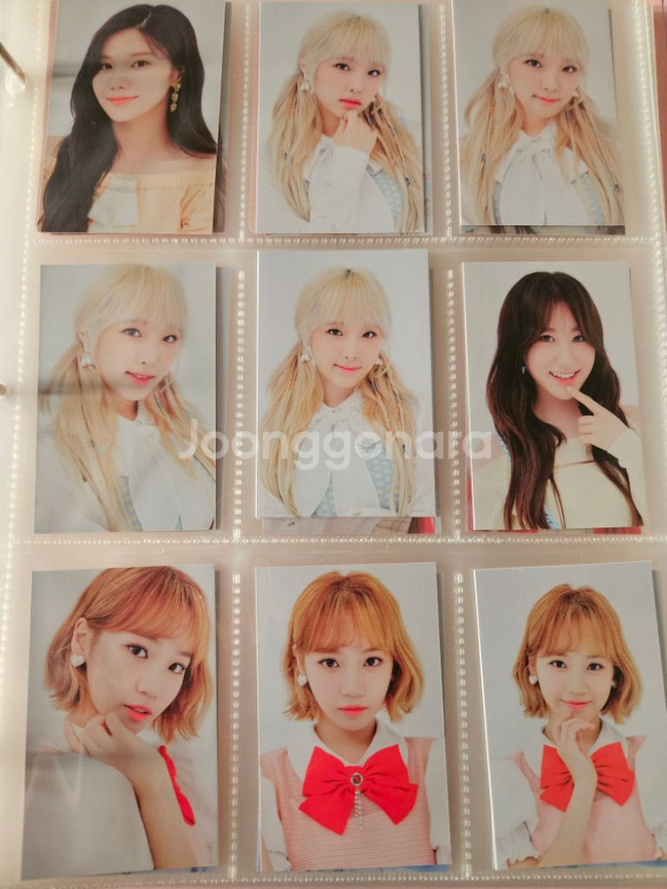 아이즈원 오나이릭 시어터 트레카 일괄 + 바인더 판매--5