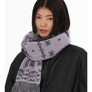 웰빙익스프레스 Wool Jacquard Muffler