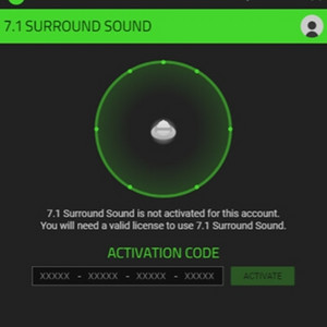 레이저서라운드 7.1 활성화코드 팝니다