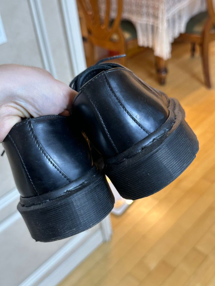 닥터마틴 1461 3홀 모노 블랙--2