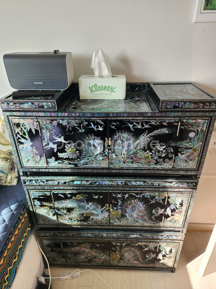 나전칠기 자개문갑 2--0