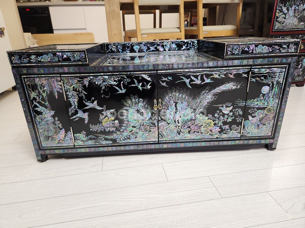 나전칠기 자개문갑 2--4