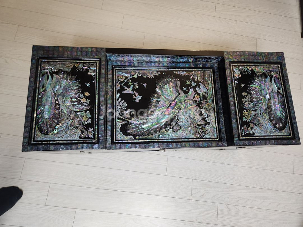 나전칠기 자개문갑 2--5