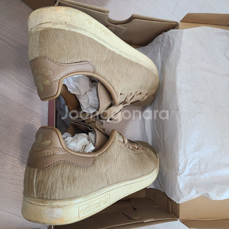 아디다스 스탠스미스 포니 브라운 UK6 JP245--2