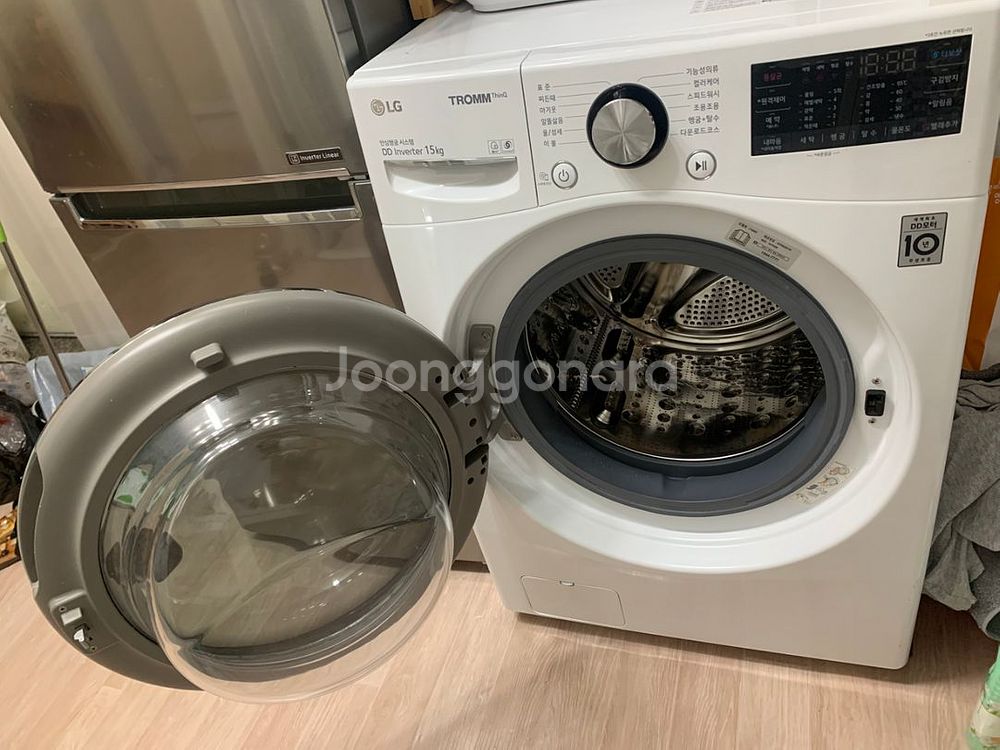 엘지 15kg 드럼 세탁기--1