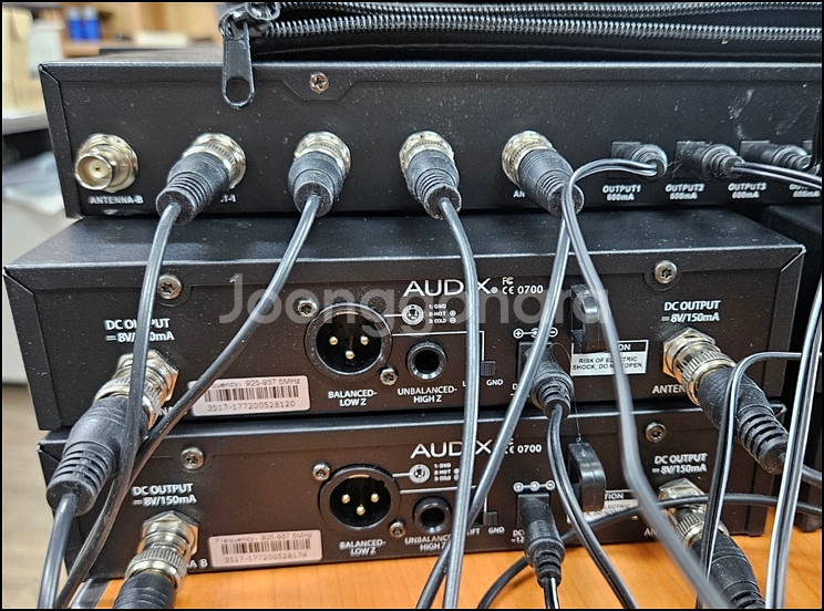 오딕스 AP41 무선마이크4채널, 안태네, 분배기 일괄--7