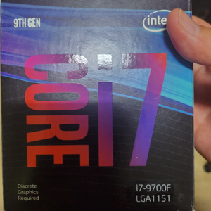 i7 9700f 새상품 팝니다