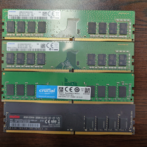 DDR4 RAM 메모리 8GB 4개