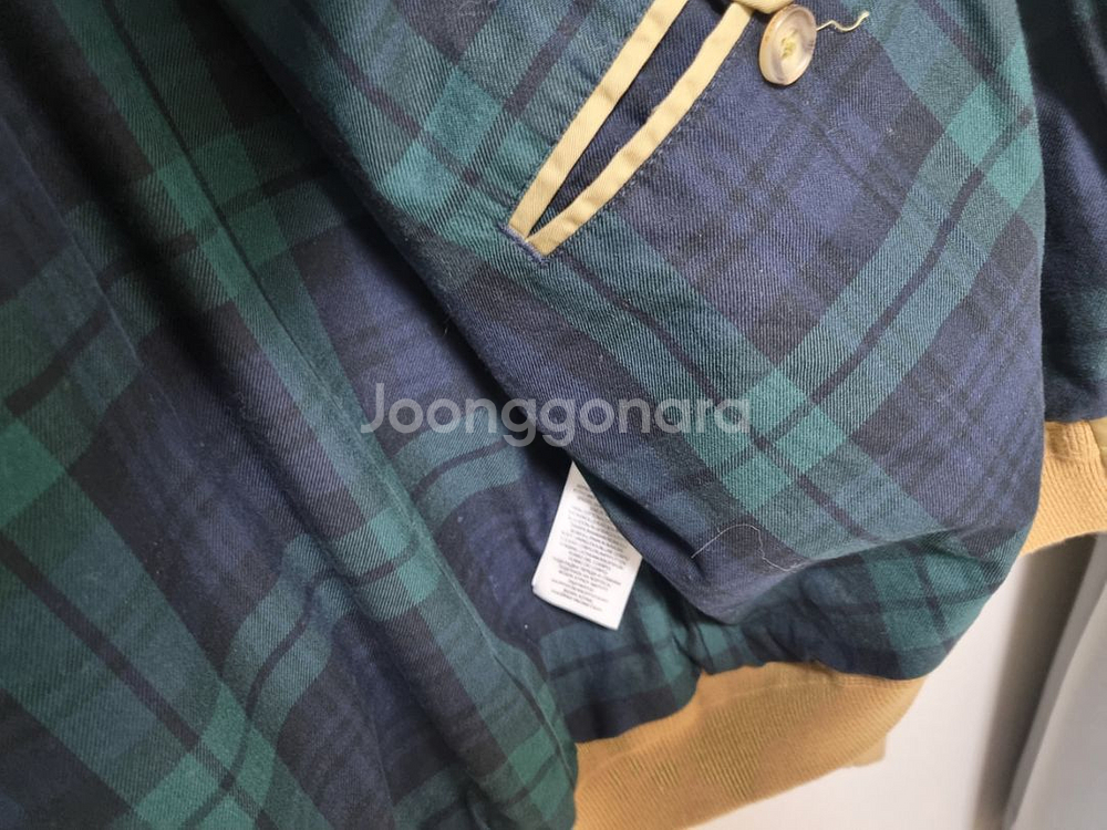 남성 폴로 랄프로렌 코튼 트윌 바라쿠다 집업자--8