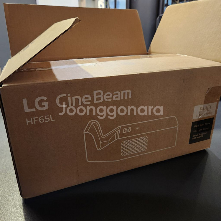 LG 시네빔 초단초점 빔프로젝터 HF65LA 박스셋--6