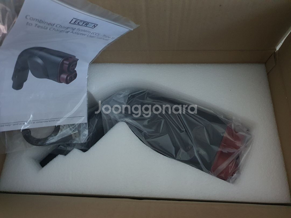 테슬라 세텍 콤보 충전 어댑터 신품--1