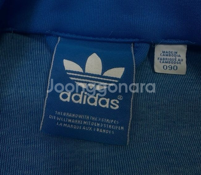 아디다스 빅로고 블루 파랑 트랙탑 져지집업 90/S--3