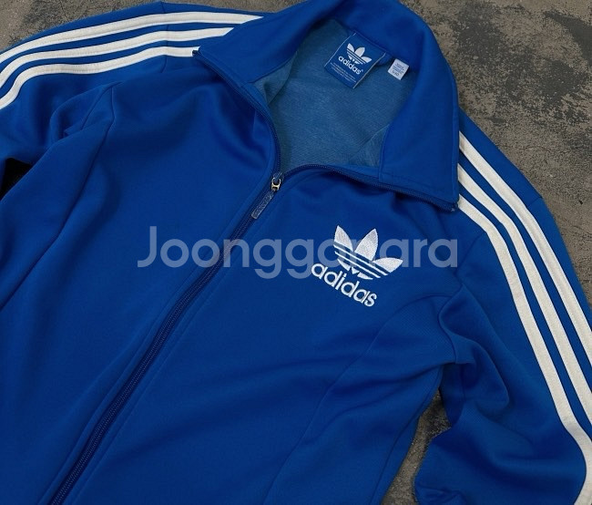 아디다스 빅로고 블루 파랑 트랙탑 져지집업 90/S--1
