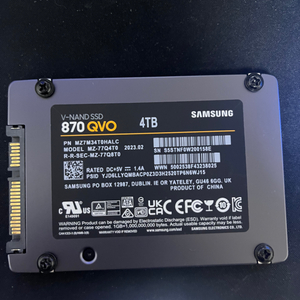 삼성 870 QVO 4TB (26년 2월 보증)