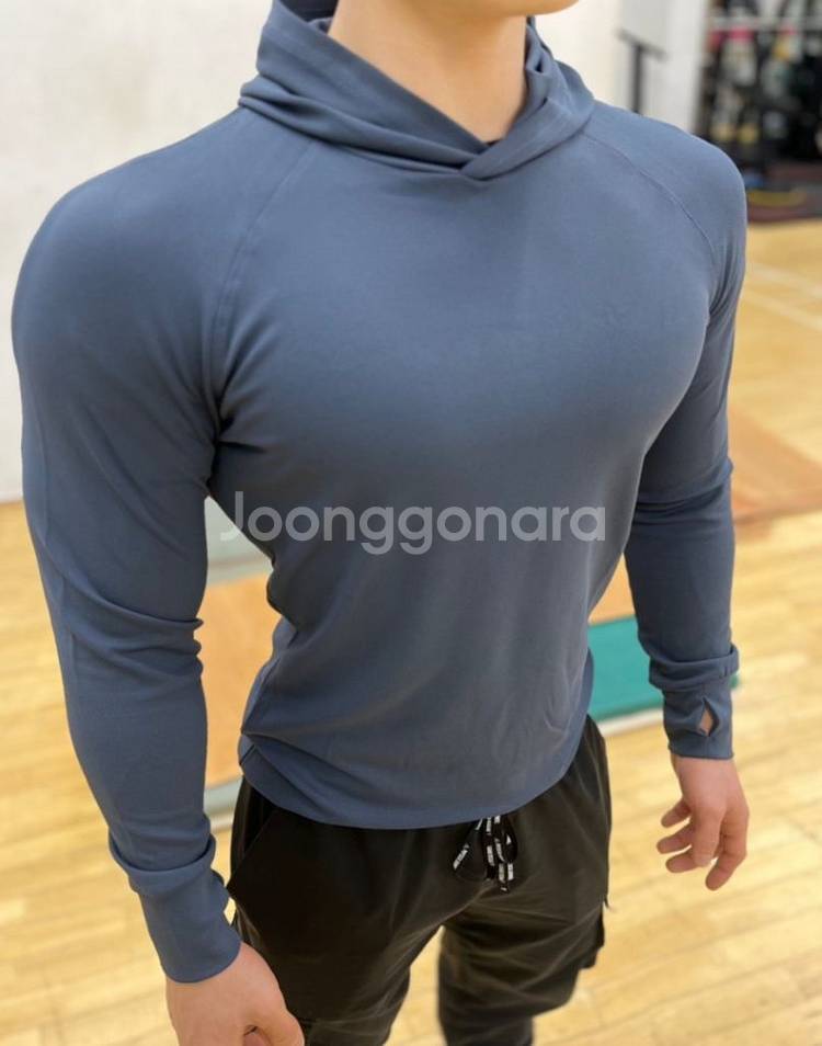 남자 러닝용 남성 런닝 후드 팝니다--3