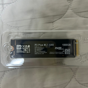 미개봉 마이크론 P3 Plus 1tb SSD