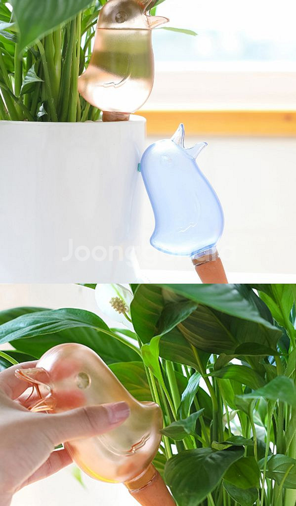 새모양 식물 화분 자동 급수기--1