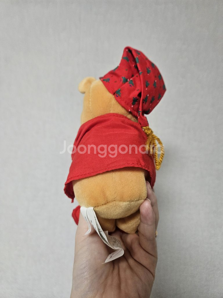 디즈니 크리스마스 푸우 피글렛 빈티지인형 판매합니다--3