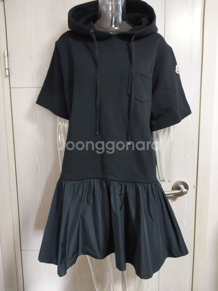 [[ 정품 ]]몽클레어 반팔 후드 원피스 L size--1
