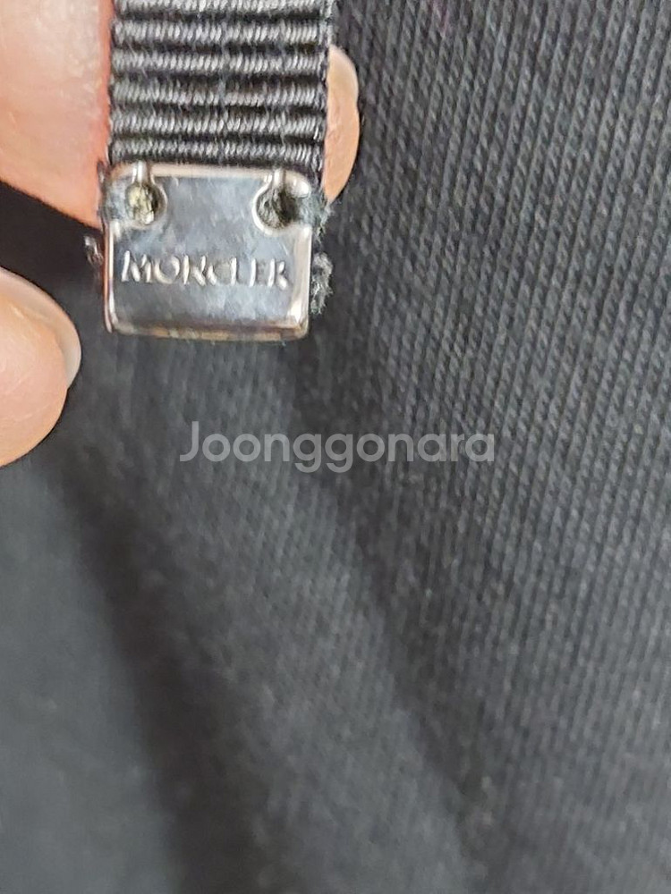 [[ 정품 ]]몽클레어 반팔 후드 원피스 L size--3
